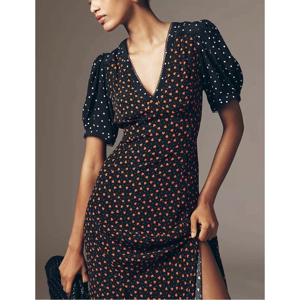 Anthropologie / Maeve Valentine A-Line Maxi Dress